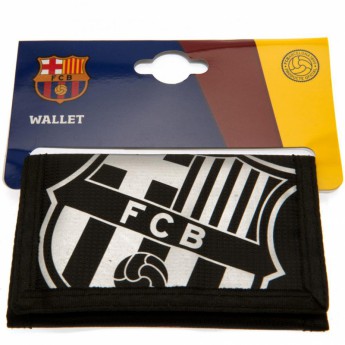 FC Barcelona peněženka z nylonu black Nylon Wallet