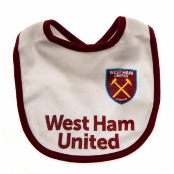 West Ham United dětský bryndák 2 Pack Bibs