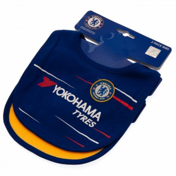 FC Chelsea dětský bryndák 2 Pack Bibs NR