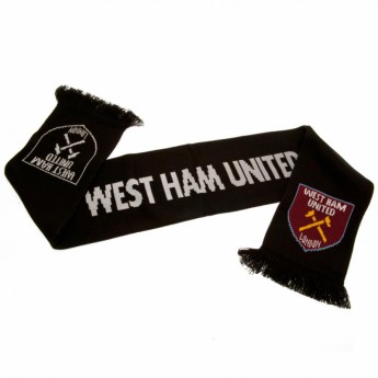 West Ham United zimní šála Scarf black RT