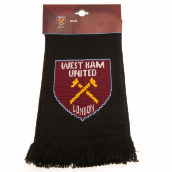 West Ham United zimní šála Scarf black RT