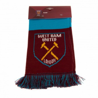 West Ham United zimní šála Bar Scarf WH