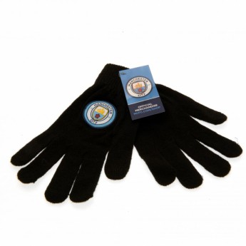 Manchester City dětské rukavice Knitted Gloves Junior