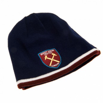 West Ham United zimní kulich Reversible Knitted