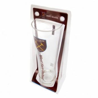 West Ham United sklenice Tall Beer Glass