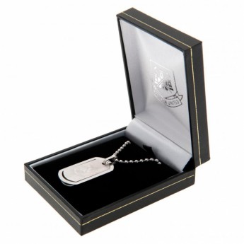 West Ham United řetízek na krk se psí známkou Framed Dog Tag & Chain CT
