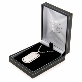 FC Rangers řetízek na krk se psí známkou Framed Dog Tag & Chain
