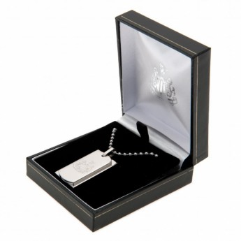 Newcastle United řetízek na krk se psí známkou Double Dog Tag & Chain