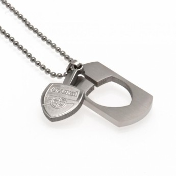 FC Arsenal řetízek na krk se psí známkou Dog Tag & Chain CO CR