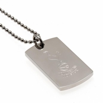 Tottenham Hotspur řetízek na krk se psí známkou Engraved Dog Tag & Chain