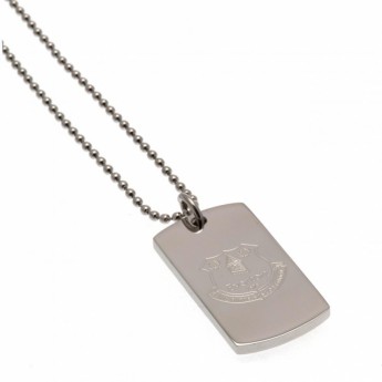 FC Everton řetízek na krk se psí známkou Engraved Dog Tag & Chain