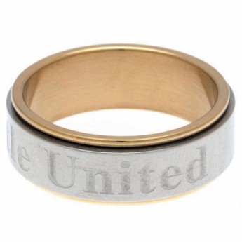 Newcastle United prsten Bi Colour Spinner Ring X-Small