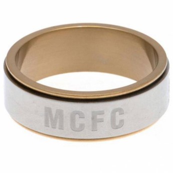 Manchester City prsten Bi Colour Spinner Ring Medium EC