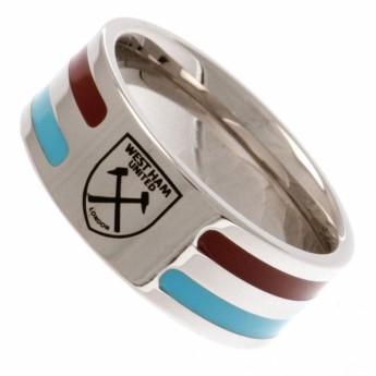 West Ham United prsten Colour Stripe Ring Medium