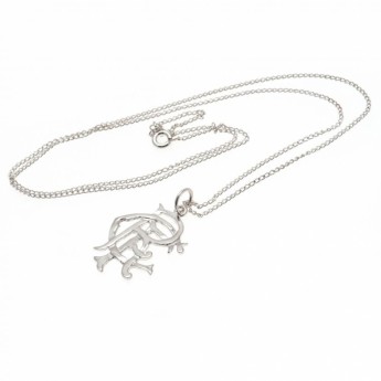 FC Rangers řetízek na krk s přívěškem Sterling Silver Pendant & Chain