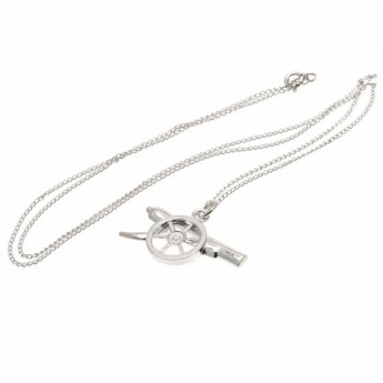 FC Arsenal řetízek na krk s přívěškem Silver Pendant & Chain GN