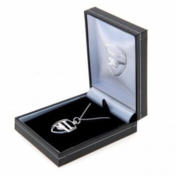 FC Arsenal řetízek na krk s přívěškem Silver Pendant & Chain CR