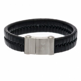 Tottenham Hotspur kožený náramek Single Plait Leather Bracelet