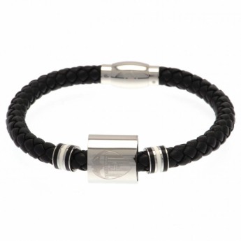 Valencia CF kožený náramek Colour Ring Leather Bracelet