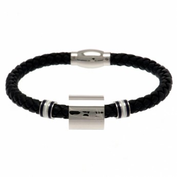 Tottenham Hotspur kožený náramek Colour Ring Leather Bracelet