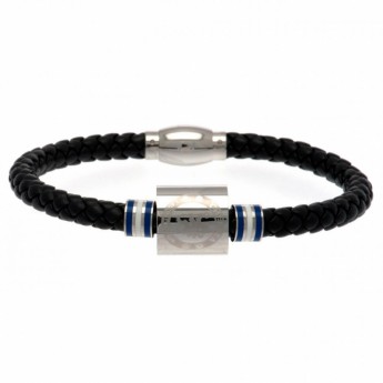 FC Chelsea kožený náramek Colour Ring Leather Bracelet