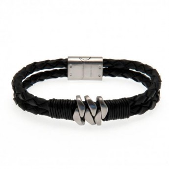 Newcastle United kožený náramek Leather Bracelet