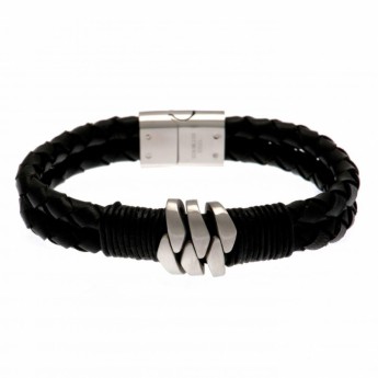 FC Celtic kožený náramek Leather Bracelet