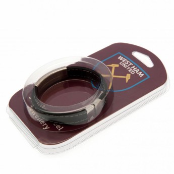 West Ham United silikonový náramek Stitched Silicone Bracelet