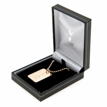 Tottenham Hotspur řetízek na krk se psí známkou Gold Plated Dog Tag & Chain