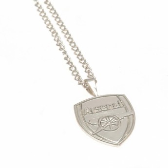 FC Arsenal přívěšek na krk Silver Plated Pendant & Chain XL