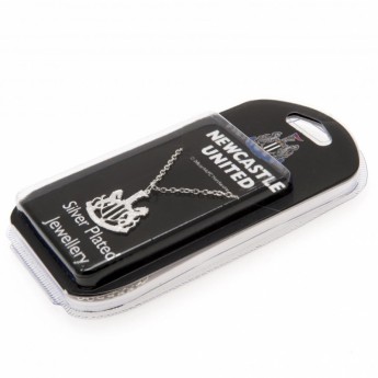 Newcastle United řetízek na krk s přívěškem Silver Plated Pendant & Chain
