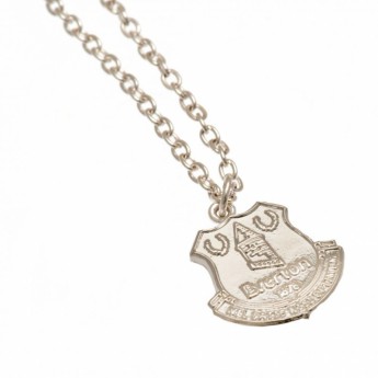 FC Everton řetízek na krk s přívěškem Silver Plated Pendant & Chain