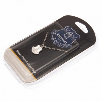 FC Everton řetízek na krk s přívěškem Silver Plated Pendant & Chain