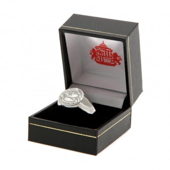 Sunderland prsten Silver Plated Crest Ring Small