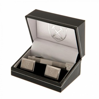 West Ham United set kravatová spona a manžetové knoflíčky Tie Slide & Cufflink Set