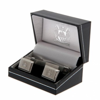 Manchester City set kravatová spona a manžetové knoflíčky Tie Slide & Cufflink Set EC