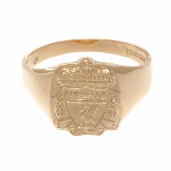 FC Liverpool prsten 9ct Gold Crest Large