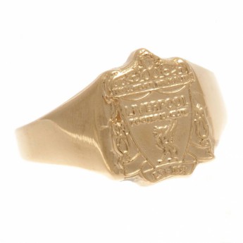 FC Liverpool prsten 9ct Gold Crest Small