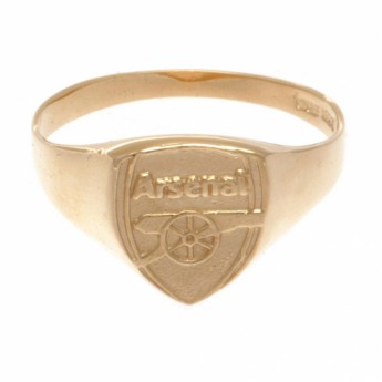 FC Arsenal prsten 9ct Gold Crest Large