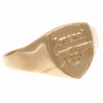 FC Arsenal prsten 9ct Gold Crest Small