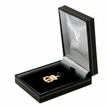 FC Liverpool zlatý přívěšek 9ct Gold Pendant Crest