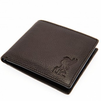 FC Liverpool kožená peněženka Brown Leather Wallet