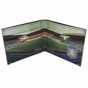 Aston Villa kožená peněženka Panoramic Wallet