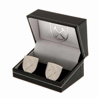 West Ham United manžetové knoflíčky Silver Plated Cufflinks CR