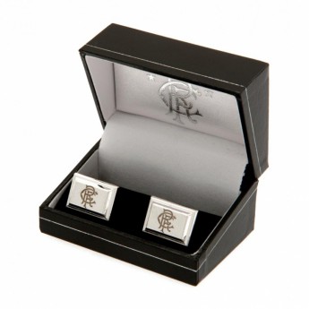 FC Rangers manžetové knoflíčky Silver Plated Cufflinks