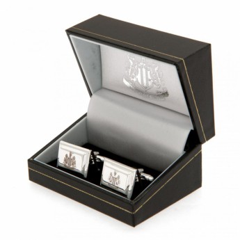 Newcastle United manžetové knoflíčky Silver Plated Cufflinks