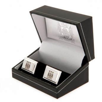 Manchester City manžetové knoflíčky Silver Plated Cufflinks EC