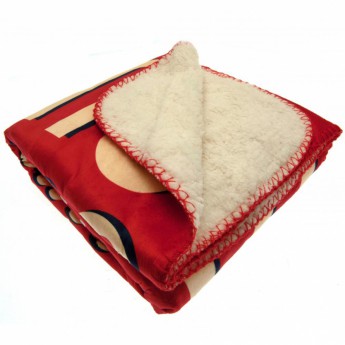 FC Arsenal deka Sherpa Fleece Blanket