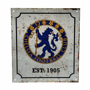 FC Chelsea cedule na zeď Retro Logo Sign