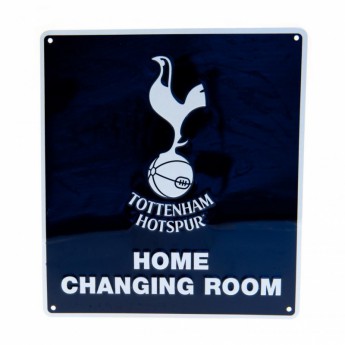 Tottenham Hotspur kovová značka Home Changing Room Sign